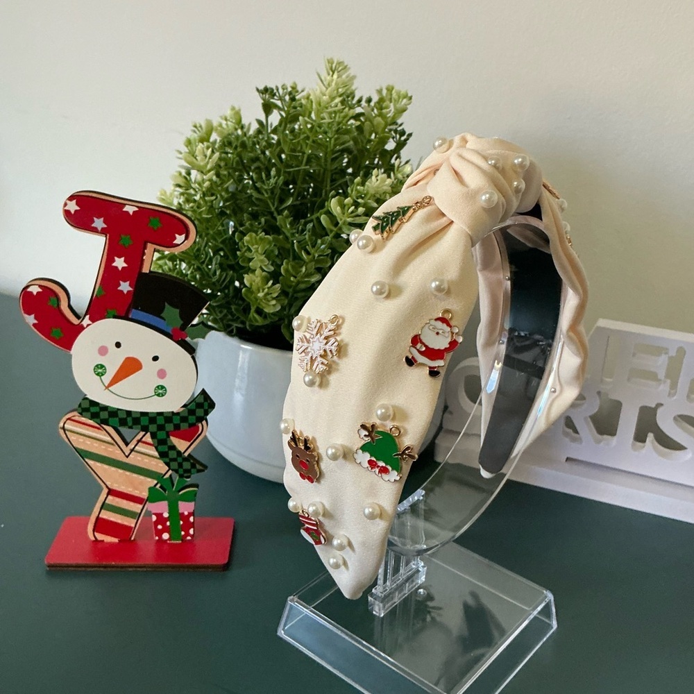 Top Knot‎ Christmas Charms Headband Festive Decorations #1